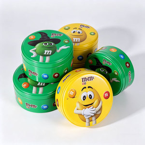 Venta al por mayor <span class=keywords><strong>de</strong></span> <span class=keywords><strong>cajas</strong></span> <span class=keywords><strong>de</strong></span> lata redondas impresas personalizadas para <span class=keywords><strong>dulces</strong></span>, galletas, galletas, regalo, embalaje decorativo, contenedores <span class=keywords><strong>de</strong></span> almacenamiento <span class=keywords><strong>de</strong></span> metal - Product Image 3