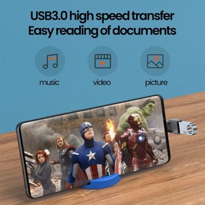 2026 <b>Type</b> <b>C</b> Male to <b>Usb</b> 3.0 Female <b>Adapter</b> 90 Degrees Right Angled Extension Connector for Laptop Tablet U-disk - Product Image 6