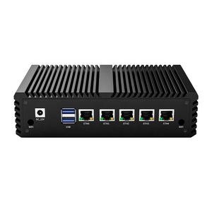 Mini PC Sin Ventilador con 5 LAN, 4 Puertos POE, Celeron N5105, SD-WAN, Router Firewall Pfsense, Uso Industrial y <span class=keywords><strong>Homelab</strong></span>, 4GB RAM, 32GB SSD - Product Image 1