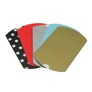 Gói Quà Giấy Bìa Cứng Gấp Gọn Màu Nhỏ Hộp Gối Hình In Thiết Kế Theo Yêu Cầu Màu Đen - Product Image 2