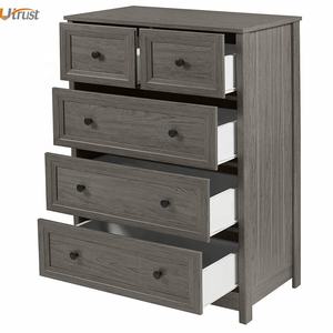 تصميم جديد لطيف تخزين الخشب عرض الراقية تشيستر درج خزانة حوامل الصينية الأثاث العتيق المصنعين قفل درج - Product Image 2