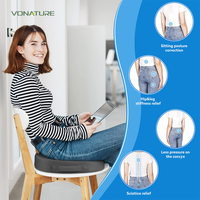 Vente d'usine coussins de confort supportables coussin de siège oreiller pour chaise de bureau 4D POE coussin polymère
