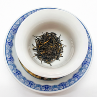 Thé noir Wuyi Floral Golden Jun Mei, arôme floral doux, goût onctueux, Golden Eyebrow Jin Jun Mei, thé noir en vrac frais