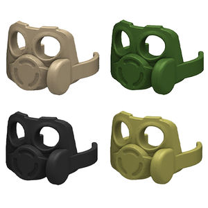 MOC SWAT masker <span class=keywords><strong>Gas</strong></span> blok bangunan, helm taktis penglihatan malam, perangkat taktis pasukan khusus polisi batu bata mainan - Product Image 1