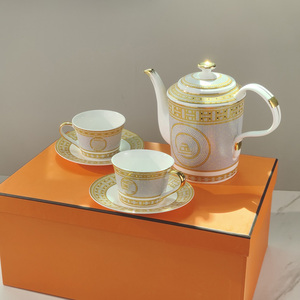 Juego de café de cerámica para decoración del hogar de lujo nórdico más vendido, té de la tarde - Product Image 2