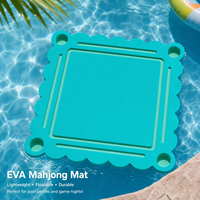 Tapis flottant américain de mahjong 31,5 pouces en mousse EVA couleur macaron antidérapant imperméable pliable écologique portable classique