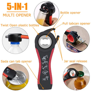 주방 가제트 약한 손과 코르크 따개 와인 오프너를위한 수동 항아리 병따개 그리퍼 - Product Image 2