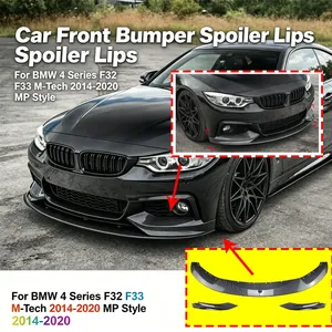 Spoiler avant StarNav pour BMW Série 4 F32 F33 M-Tech 2014-2020, style lèvre inférieure, diffuseur, kit carrosserie - Product Image 5