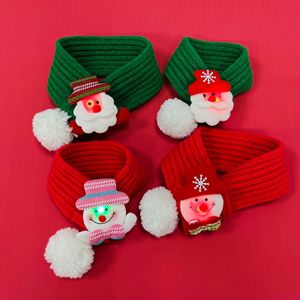 Colliers pour chats, écharpes, écharpes pour chiens, bavoirs de Noël, accessoires de cou en laine tricotée faits à la main, e-commerce transfrontalier. - Product Image 1