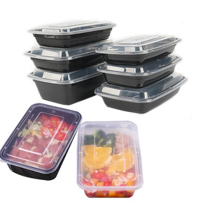 Tùy chỉnh dùng một lần Bento Hộp Ăn Trưa lò vi sóng an toàn PP <span class=keywords><strong>container</strong></span> thực phẩm với rò rỉ bằng chứng nắp cho Take-Away bữa ăn hoặc bữa ăn chuẩn bị - Product Image 2
