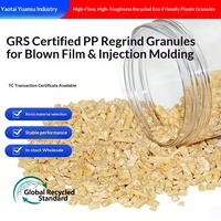 Granulés recyclés RPP certifiés GRS, paille de blé, fibre de bambou, poudre de bois, PP modifié, qualité première, particules CN/GUA