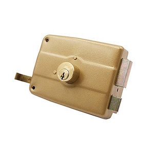 Factory Custom Heavy Duty Gate Night Latch <strong>Rim</strong> <strong>Lock</strong> Manufacturers Brass Cylinder Interior Door Knob <strong>Handles</strong> <strong>Lock</strong> Set with Key - Product Image 2