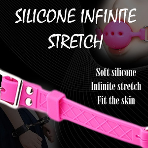 SEXBAY Health Care sm bdfetish gioco per adulti Bondage a <span class=keywords><strong>bocca</strong></span> aperta in pelle schiava <span class=keywords><strong>palla</strong></span> orale - Product Image 5