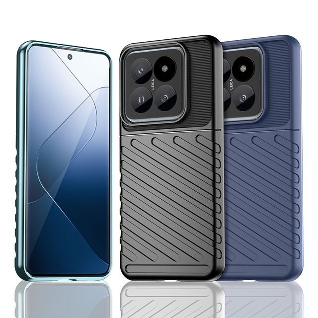 Thickness 3.5mm Soft TPU Durable Silicon Rugged Mobile Phone Cases for Xiaomi 14 Pro