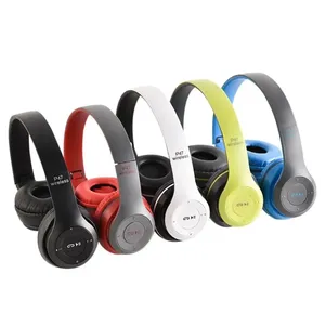 P47 BT5.0 Auriculares inalámbricos Plegable HIFI Estéreo Bass Auricular Niño Casco Regalo con micrófono Adaptador USB <span class=keywords><strong>para</strong></span> <span class=keywords><strong>iPhone</strong></span> Juego - Product Image 5