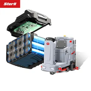 Sterll Industrial Commercial Flexible Floor Scrubber Equipment Floor Clean Washing Floor Scrubber Machine