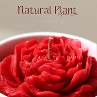 Luxuriöse Romantische Rosenblüten-förmige Kelch-Duftkerzen aus Sojawachs Handgemachte Aromatherapie-Kerzen für Muttertag und Diwali