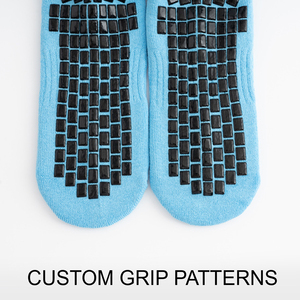 Haute qualité adultes Calcetines De Deporte hommes course antidérapant Grip chaussettes Football chaussettes personnalisé - Product Image 3