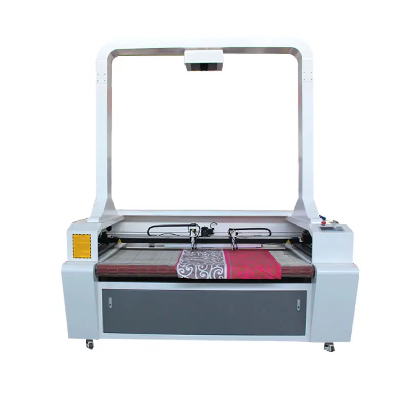 Machine de découpe laser à caméra co2 100w pour tissu textile