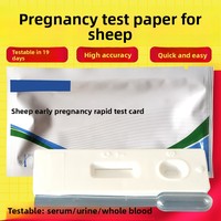 Bandelettes de test de grossesse transfrontalières pour moutons, kit de réactifs de détection précoce de la gestation pour usage vétérinaire, adaptées aux ovins