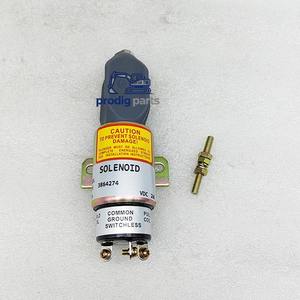 Solenoide de Parada 3864274 para Excavadora E70B, Solenoide de Corte de Combustible de 24V para 320C S6K E200B 6CT 8.3 - Product Image 6