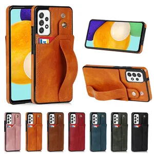 Kickstand PU Case Back Cover For Samsung A32 A52 72 A82 Multiple Function Leather Wallet Card Holder Phone Case For Samsung S23