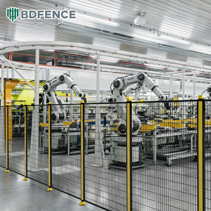Barrière de sécurité pour robot industriel, fonction antistatique, adaptée aux usines électroniques, clôture d'isolation pour robot en atelier - Product Image 2
