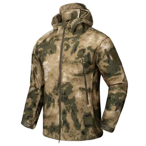 TAD Hoodie abd kamuflaj açık havada su geçirmez M65 G8 yumuşak kabuk Softshell erkek's rüzgarlık kış savaş taktik ceketler