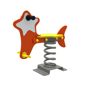 Cheval à bascule de panneau de PE d'équipement extérieur de terrain de jeu de cavalier de ressort de Style animal populaire pour des enfants en vente - Product Image 2