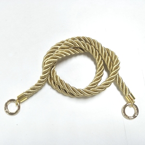 <span class=keywords><strong>Cuerda</strong></span> <span class=keywords><strong>de</strong></span> Nailon Dorada Decorativa <span class=keywords><strong>de</strong></span> 10 mm al por Mayor, Cordón Trenzado <span class=keywords><strong>de</strong></span> Seda <span class=keywords><strong>Gruesa</strong></span> <span class=keywords><strong>de</strong></span> 3 Hebras - Product Image 2