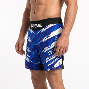 Shorts <span class=keywords><strong>UFC</strong></span> pour hommes en sublimation, extensibles dans 4 directions, légers, séchage rapide, logo de marque personnalisé, équipement indispensable pour les combattants - Product Image 1