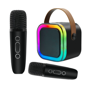 Professional Ktv <b>Players</b> Portable Machine with Wireless Microphones Blue Tooth Rechargeable Speaker - Product Image 2