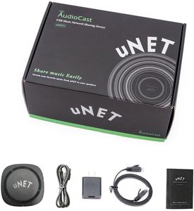 Acemax <span class=keywords><strong>Audiocast</strong></span> Unet Music NAS y receptor de audio con cable | Servidor de música USB/Ethernet FLAC/MP3, control de aplicación de almacenamiento de 3000 + canciones - Product Image 6