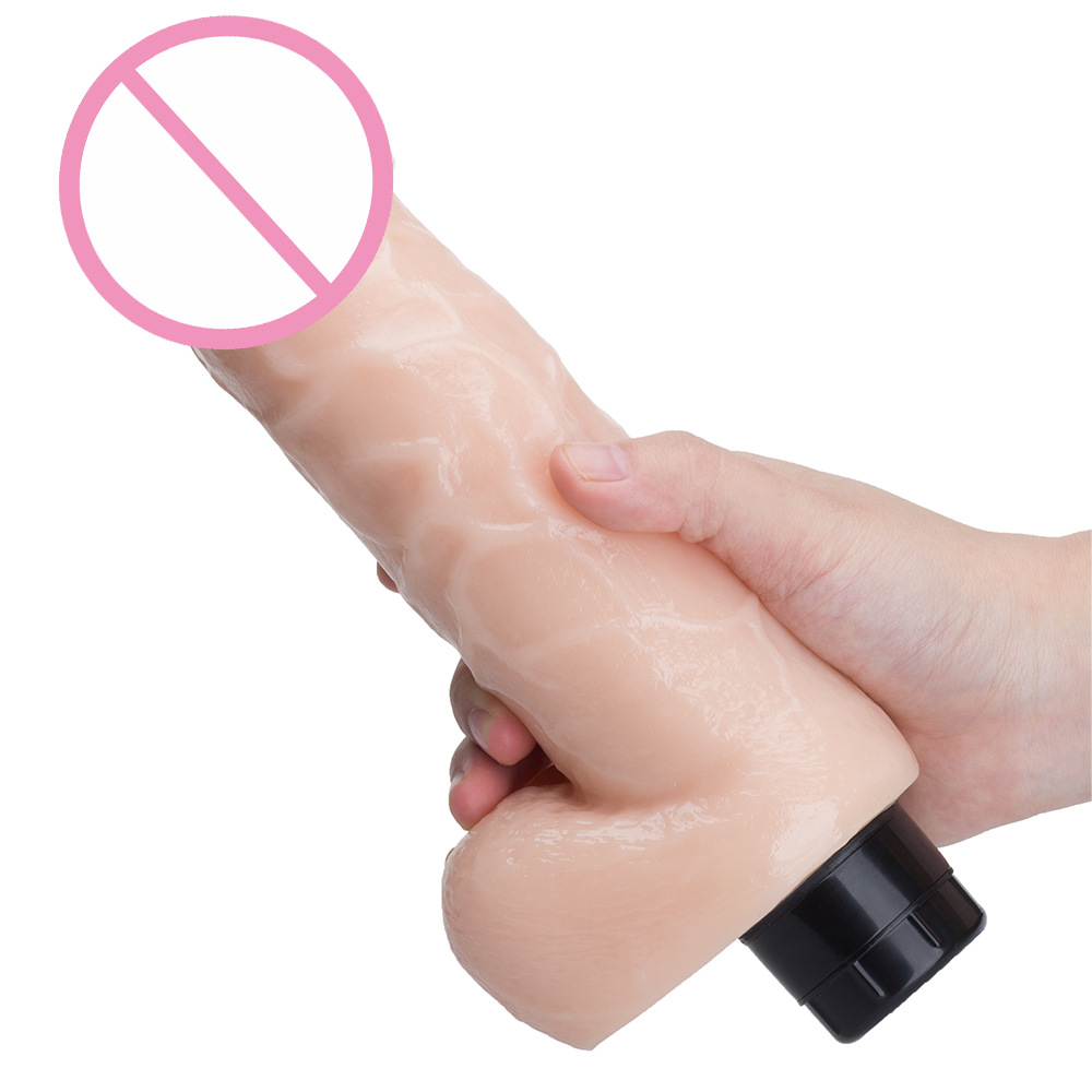 8 inch thrusting dildo 8 Inch Realistic Thrusting Remote Control Dildo main image 0