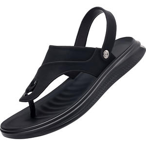 Sandalias casuales de verano para hombre, con suela de goma, impermeables, duraderas, fáciles de poner, chanclas, zapatos de playa, estilo masculino - Product Image 1