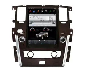 13.3 Inch Car Screen Car Stereo Radio Car Play Video Play GPS Navigation With DSP Bluetooth For NISSAN PATROL 2010- Auto A/C