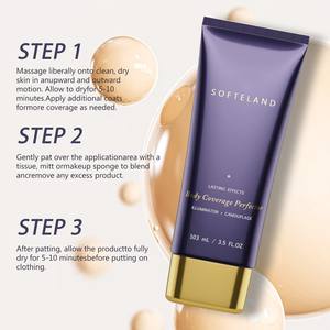 Concealer badan tahan air 7 warna, Concealer tahan lama, Concealer badan kualitas tinggi - Product Image 4