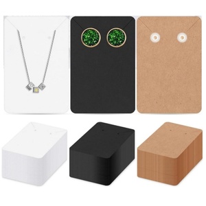 Wholesale 6x9 Blank Jewelry Display Cards Kraft Paper <b>Earrings</b> Studs Necklace Universal <b>Cases</b> Digital Printing Custom Brand - Product Image 1
