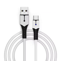 Câble de charge rapide série PS5 2m pour PS 5 Gampad Joystick Câble d'alimentation pour contrôleur PS5 Bande souple Câble de données d'éclairage