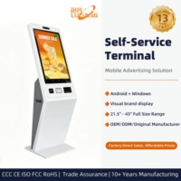 Terminal de Pago Automático de Autoservicio con Escáner de Código QR, Animación y Gráficos para Uso en Tiendas Minoristas y Metro