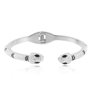 <b>Animal</b> Snake <b>Crystal</b> Bracelet Steel Gold Women's Fashion Jewelry Micro Insert Everyday Wear - Product Image 5