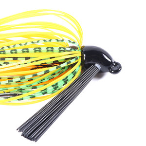 Wholesale Top Right 10g 70mm Rj003 Rubber Skirt <strong>Jig</strong> Swim <strong>Jig</strong> for Bass in China - Product Image 4