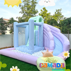 Nhà Máy Giá Nước Trượt Trẻ Em Nước Lớn Hồ Bơi Công Viên <span class=keywords><strong>Inflatable</strong></span> Lâu Đài <span class=keywords><strong>Bouncy</strong></span> Trượt Với Trượt Nước Và Lớn Hồ Bơi - Product Image 6