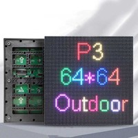 Layar LED Video Dinding TV LED Luar Ruangan Tetap P3 P3.076 Ukuran 10m x 5m