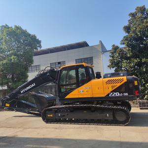 รถขุดฮุนได 220lc-9s มือสองจากจีน ขายในลานจอดรถ รถขุดตีนตะขาบฮุนไดมือสอง ชั่วโมงการทำงานต่ำ - Product Image 6