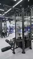 2026 Appareil de musculation robuste pour entraînement de force et de musculation, Vente directe usine, Multi Jungle Dual Pulley Row