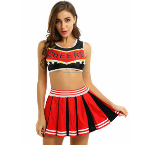 Uniforme personalizado de porristas para mujer, venta cómoda y caliente con diseño OEM y logotipo impreso, directo desde Pakistán - Product Image 4