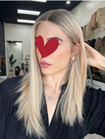 Perruque juive de luxe pour femme, en cheveux humains bruts de qualité supérieure, texture européenne douce, balayage blond avec racines foncées, nœuds simples, dessus en dentelle