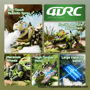 Ept 2.4G dual-chế độ điều khiển từ xa khủng long RC Robot cử chỉ cảm biến 8-bánh xe diễn viên đóng thế xe đồ chơi với ánh sáng và âm nhạc - Product Image 5
