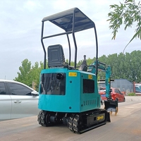 Mini pelle chinoise de 1.5 tonnes Chine nouvelle plus petite pelle sur chenilles micro mini pelle agricole prix bas